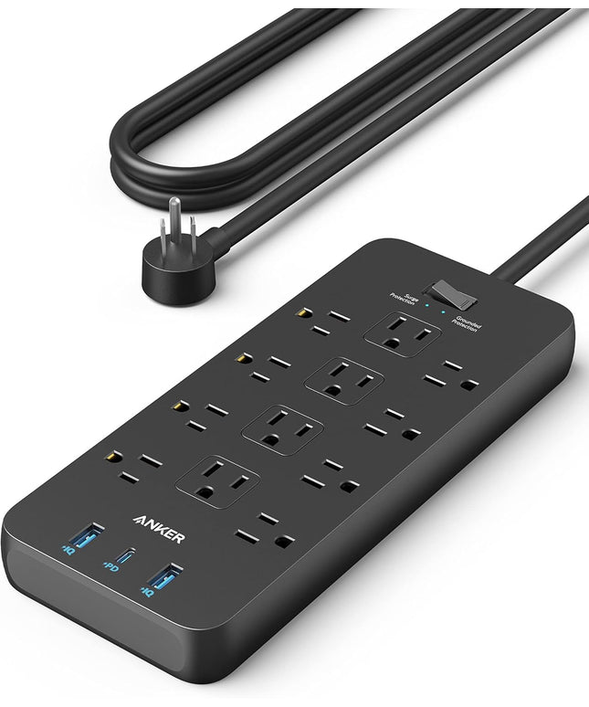 Anker Power Strip Surge Protector (2100J), 12 Outlets