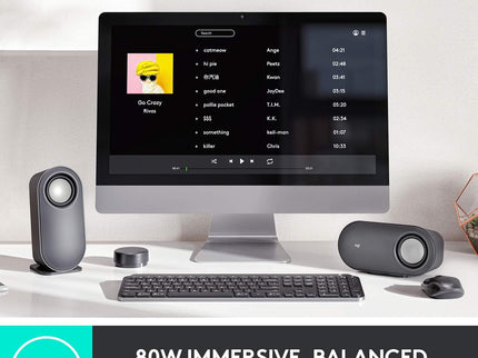 Logitech Z407 – Bluetooth Computer Speakers with Subwoofer