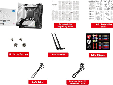 MSI MPG B760I Edge WiFi Gaming Motherboard