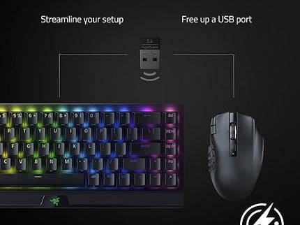 Razer Naga V2 HyperSpeed Wireless MMO Mouse – 30K DPI