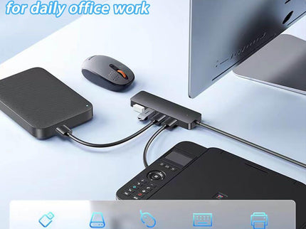 USB 3.0 Hub, VIENON 4-Port USB Hub