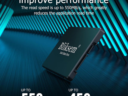 Bliksem SSD 512GB SATA III 6Gb/s Internal Solid State Drive 2.5
