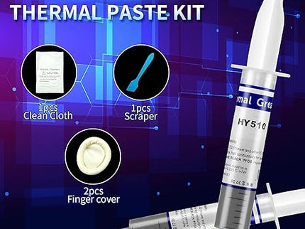 HY510-50 g (25 g × 2) – Non-Conductive Silicone Thermal Paste for CPU