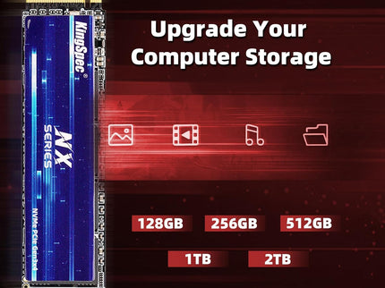 KingSpec NX Series 1TB Gen3x4 NVMe M.2 SSD