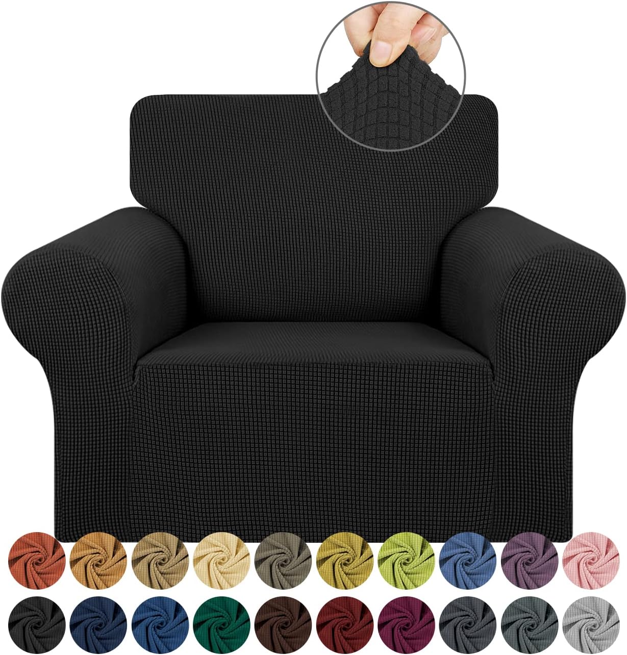Slip cover for Crawford Pillowback Chair and a Half Comfort Swivel Glider