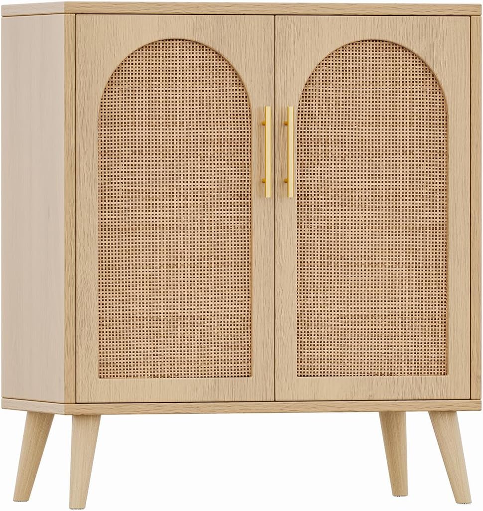 Serava Rattan Storage Cabinet