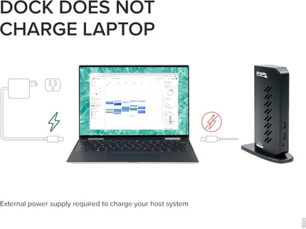 Plugable USB 3.0 and USB-C Universal Laptop Docking Station
