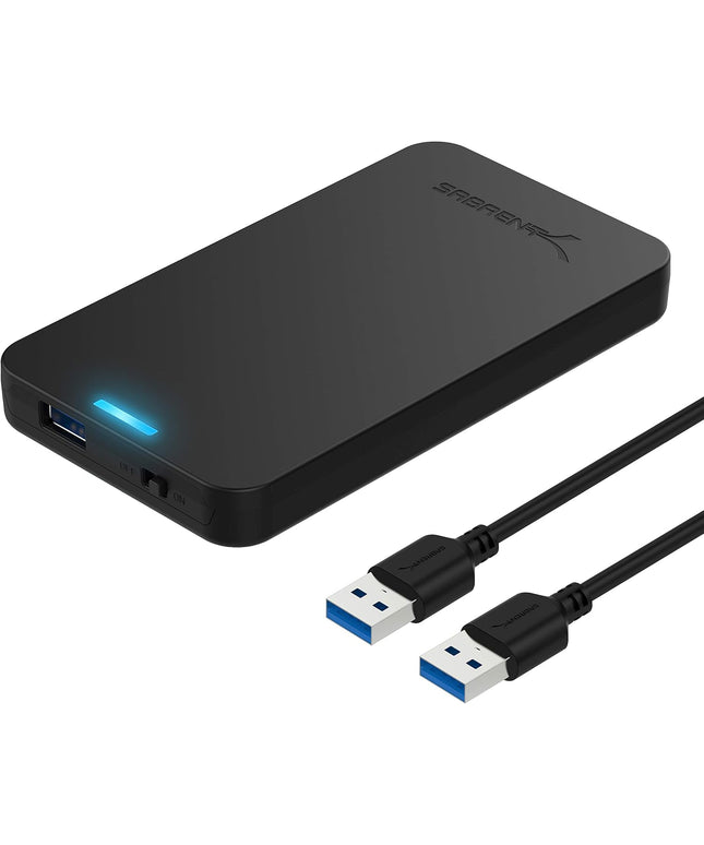 SABRENT 2.5 Inch SATA to USB 3.0 Tool Free External Hard Drive