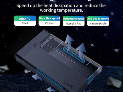 SSK 3.5 External Hard Drive Enclosure USB 3.0