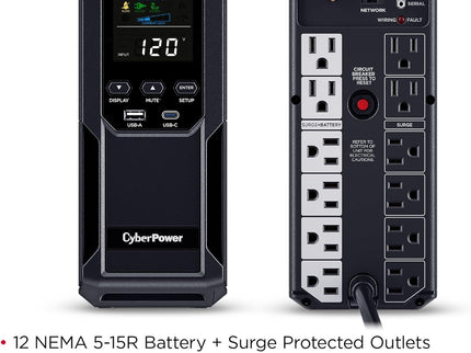 CyberPower CP1500AVRLCD3 Intelligent LCD