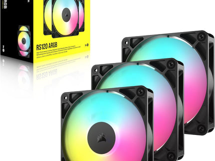 Corsair RS120 ARGB 120mm PWM Fan 3-Pack