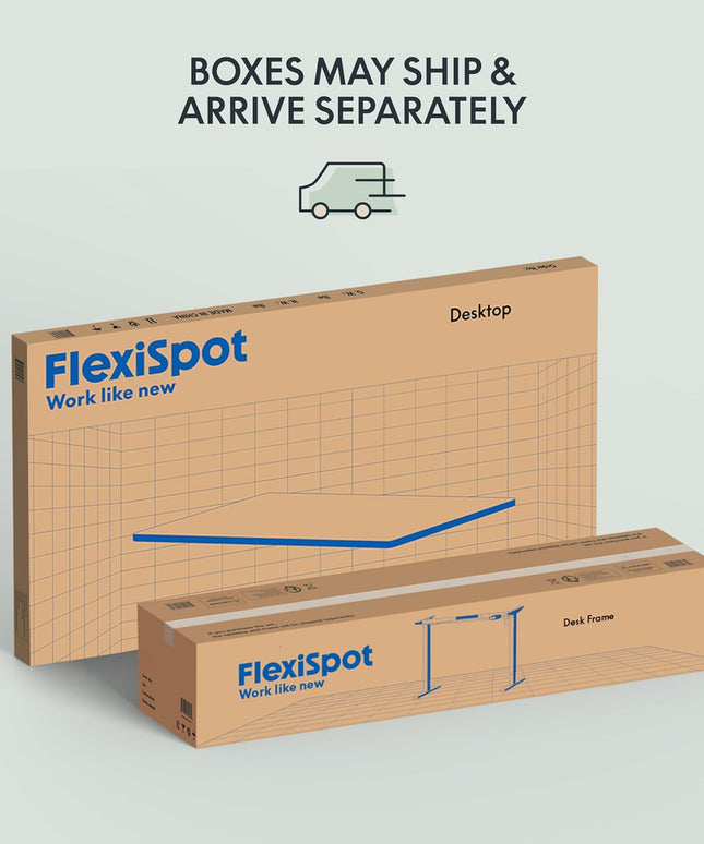 FlexiSpot EN1 Standing Desk – 60"x24" Electric Height Adjustable