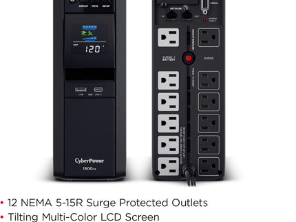 CyberPower CP1500PFCLCD PFC Sinewave UPS