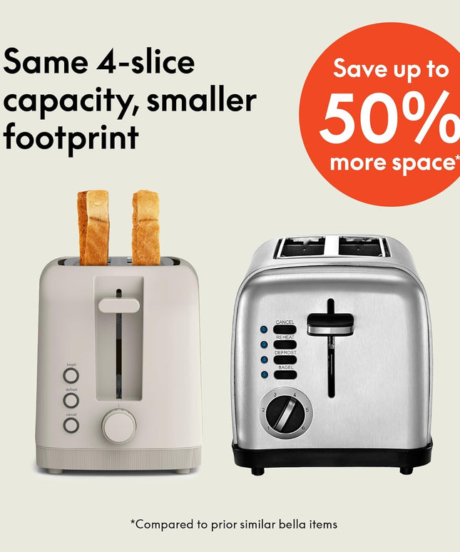 Bella 4 Slice Slim Toaster