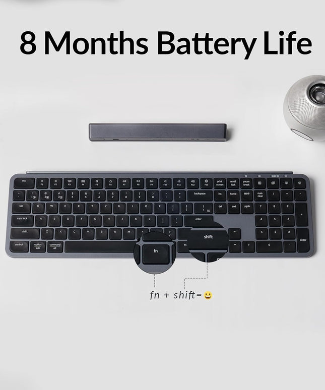 Keychron B6 Pro Ultra-Thin Wireless Full-Size Keyboard