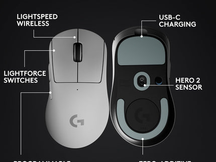Logitech G PRO X Superlight 2 DEX Wireless Gaming Mouse