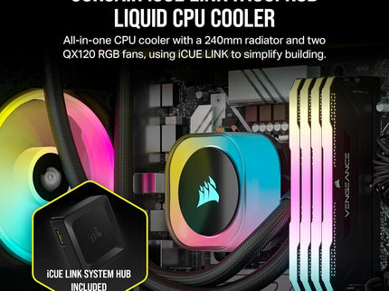 Corsair iCUE Link H100i RGB Liquid CPU Cooler
