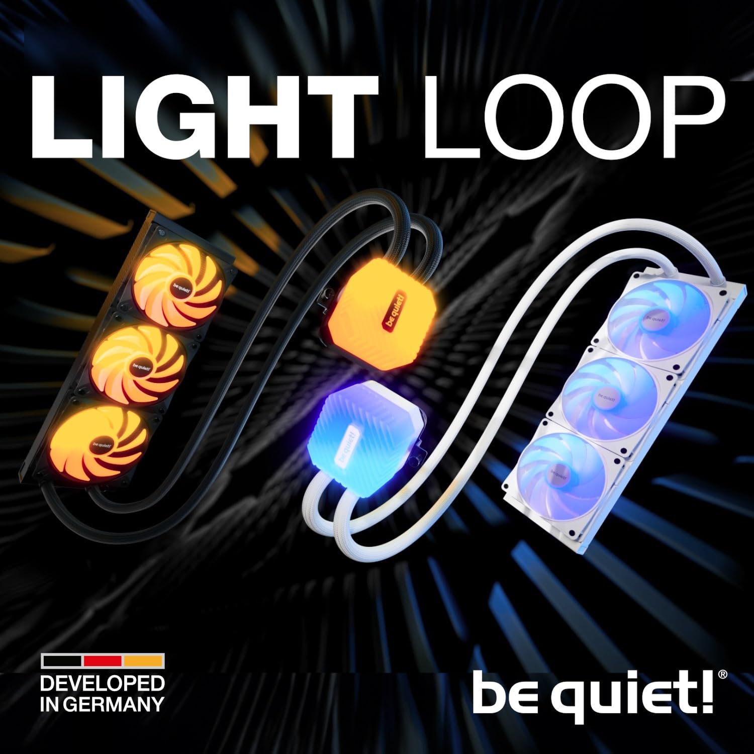 Be Quiet! Light Loop 240mm AIO ARGB CPU Liquid Cooler – White (BW021)