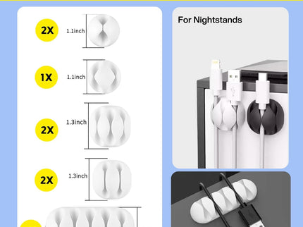 [313Pcs] Cable Management Kit