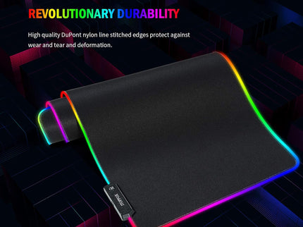 RGB Gaming Mouse Pad – Large Extended, 800×300×4 mm (31.5×11.8×0.16 in)