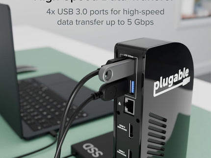 Plugable USB-C Triple Monitor Docking Station