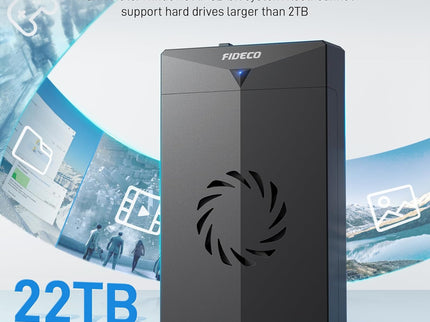 FIDECO Hard Drive Enclosure, USB 3.0