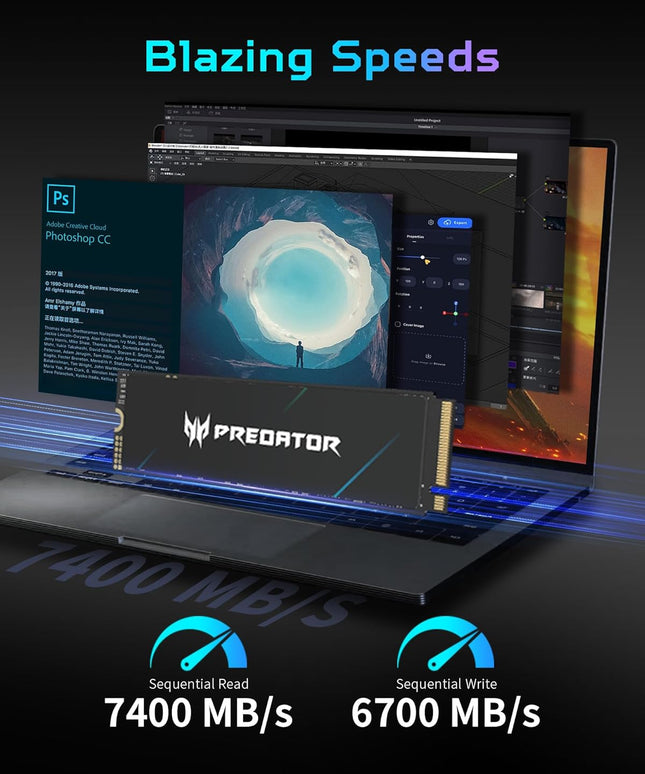 Predator M.2 SSD 2TB GM7000 with DRAM