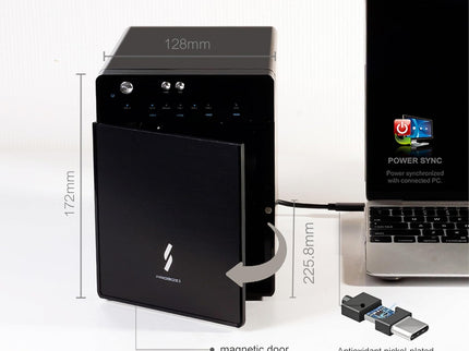 Mediasonic USB 3.2 4 Bay 3.5” SATA Hard Drive