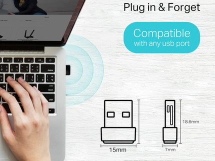 TP-Link Nano AC600 USB WiFi Adapter(Archer T2U Nano)