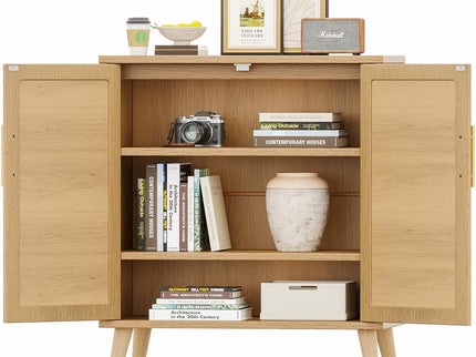 Serava Rattan Storage Cabinet