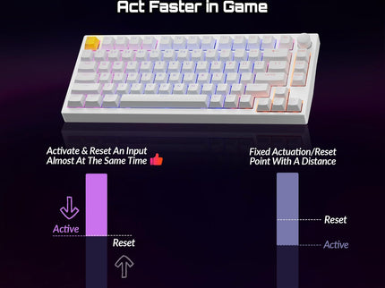 P1 HE 75% Wireless Mechanical Gaming Keyboard