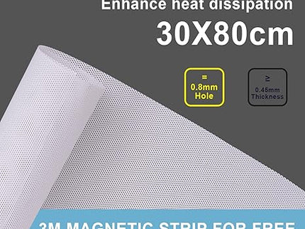 Magnetic 300x800mm PC Dust Filter with Fine Mesh