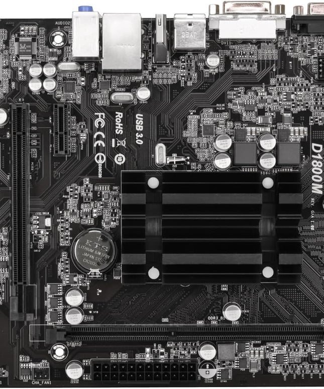 ASRock Motherboard Micro ATX DDR3 1066 NA D1800M