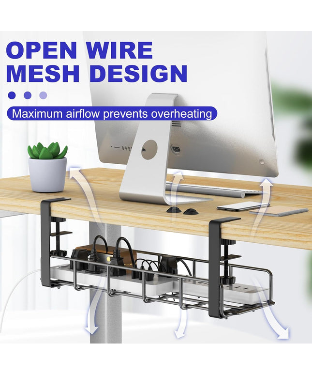 nder-Desk Cable Management Tray