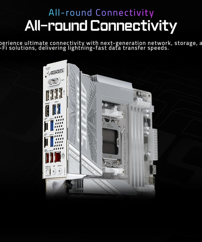 GIGABYTE X870 AORUS Elite WIFI7 ICE AMD AM5 LGA 1718 Motherboard