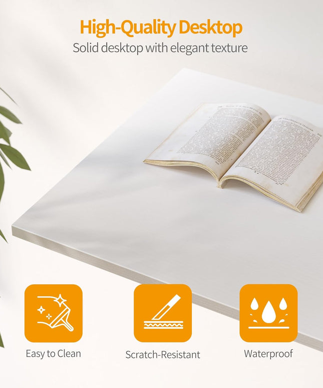 CubiCubi Computer Desk with 2 Drawers