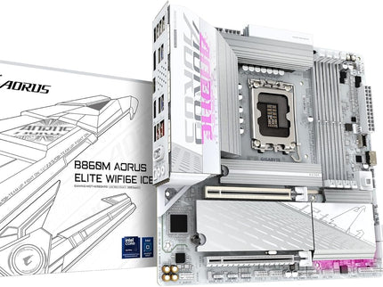 GIGABYTE B860M AORUS Elite WIFI6E ICE Intel Core Ultra