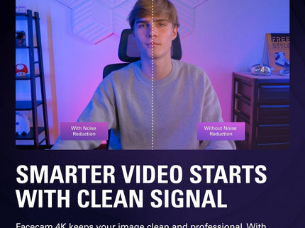 Elgato Facecam 4K – 4K60 Studio Webcam