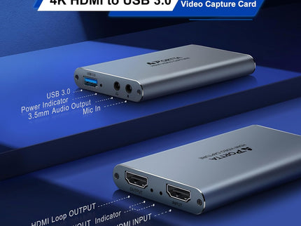 Portta HDMI Video Capture Card