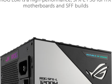 ASUS ROG Loki SFX-L 1200W Titanium PSU (Fully Modular Power Supply