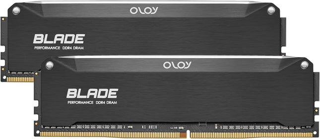 OLOy DDR4 RAM 16GB (2x8GB) Black Hairline Blade