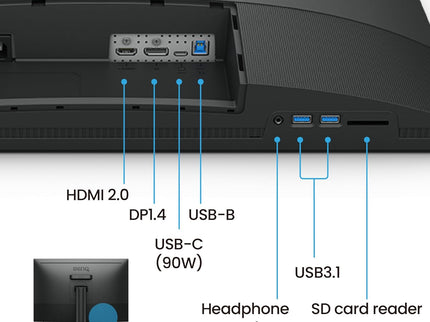 BenQ SW242Q 24" 2K Photographer Monitor