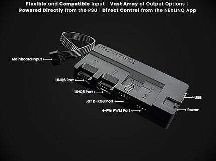 Phanteks Nexlinq Hub – Fan & Light Control, Multi-Channel, Black, Windows App
