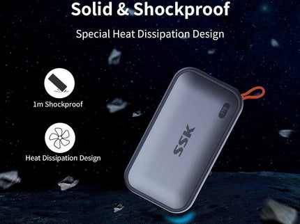 SSK Portable SSD 1TB External Solid State Drives
