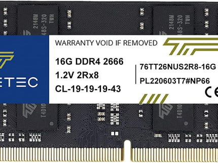 Timetec 16GB DDR4 2666MHz (DDR4-2666)