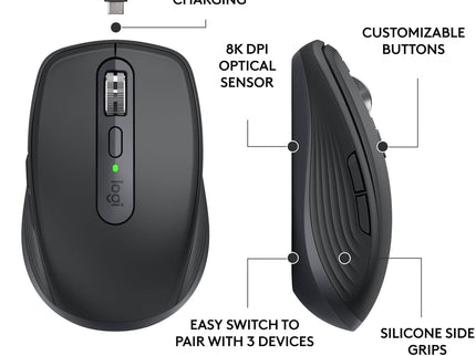 Logitech MX Anywhere 3S Compact Wireless Mouse