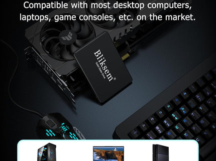 Bliksem SSD 512GB SATA III 6Gb/s Internal Solid State Drive 2.5