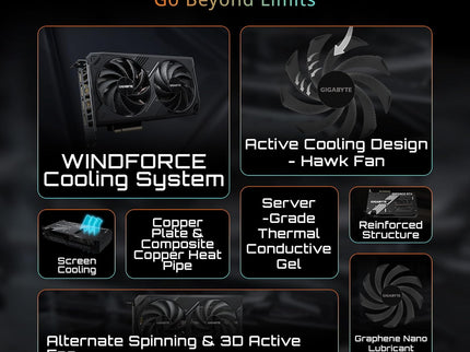 GIGABYTE GeForce RTX 5060 Ti WINDFORCE 8G Graphics Card