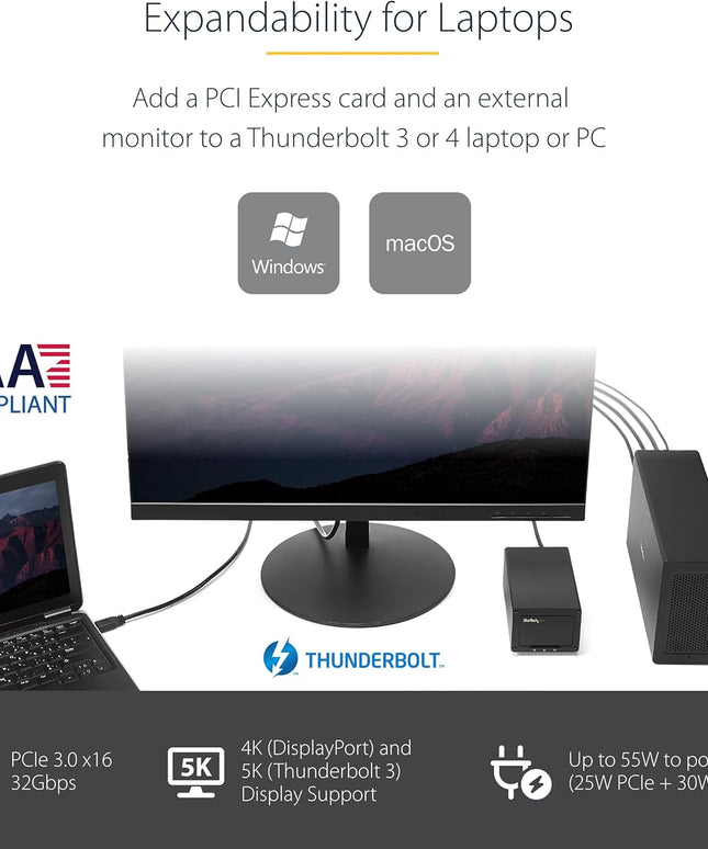 StarTech.com Thunderbolt 3 PCIe Expansion Chassis