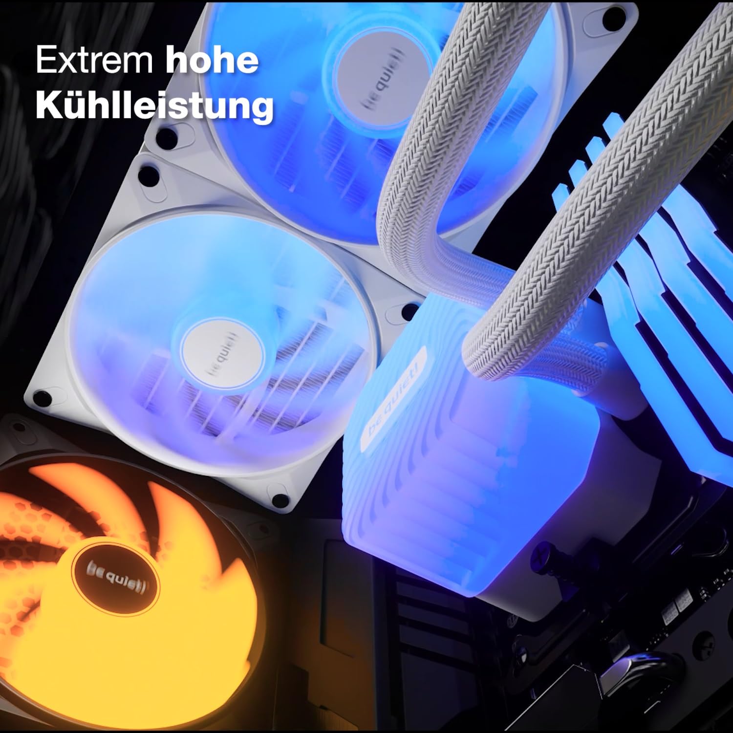 Be Quiet! Light Loop 240mm AIO ARGB CPU Liquid Cooler – White (BW021)